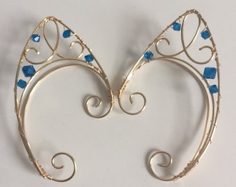 sapphire blue fairy ears