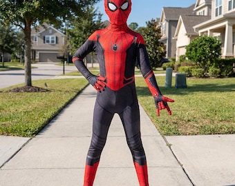 Costume da ragno per bambini - Tuta da supereroe per regali di Halloween e compleanno