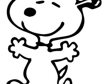 snoopy with sunglasses embroidered