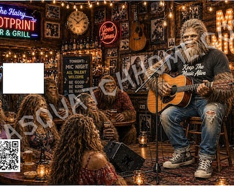 Bigfoot / Sasquatch 100 Durable Vinyl Credit Debit Card Skin Covers - PERSONALIZE