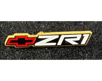 Chevrolet Corvette ZR1 Pin GM Performance Badge Chevy Bowtie Enamel Lapel Pin