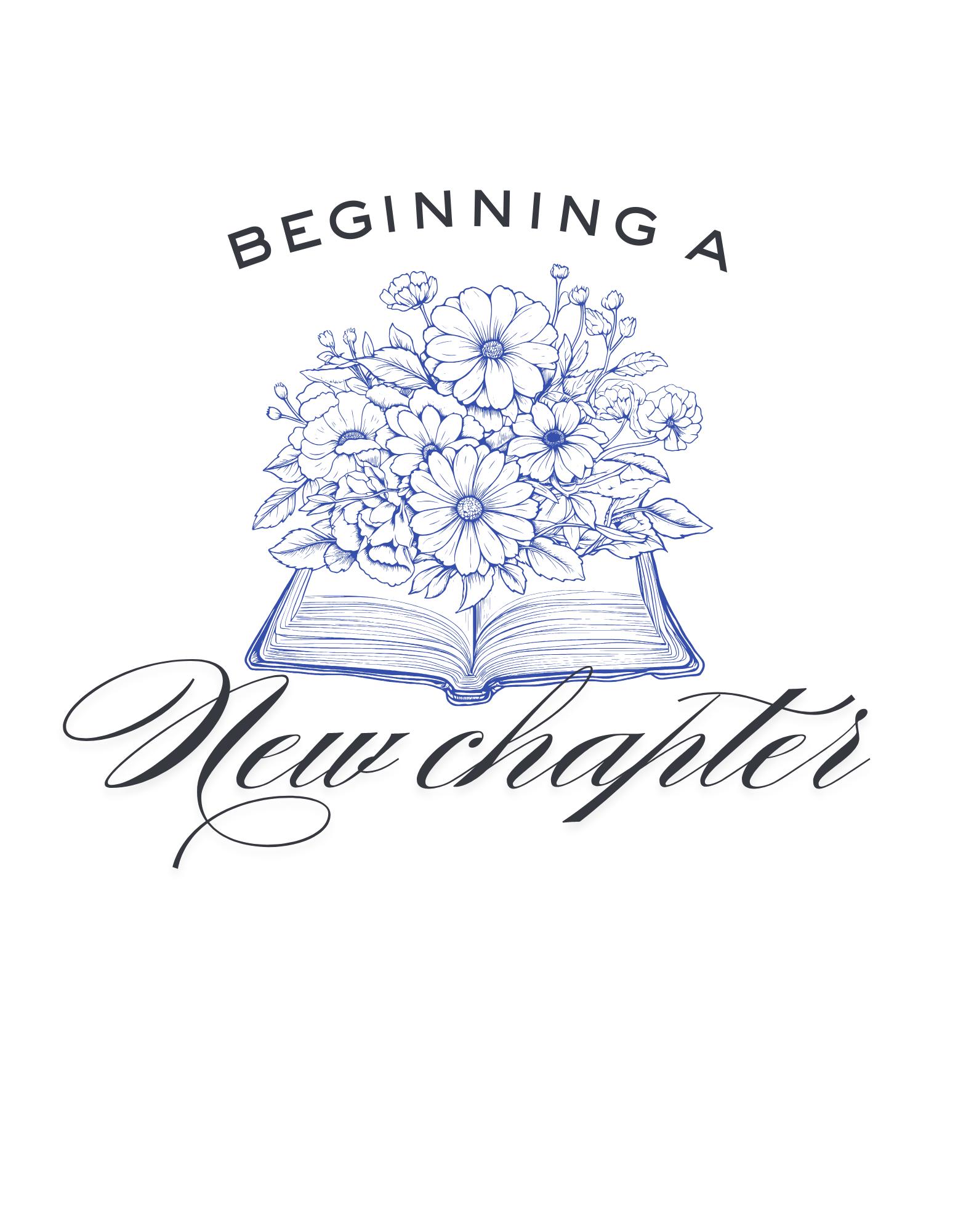 New Chapter Floral Book Print (digital Download) - Etsy