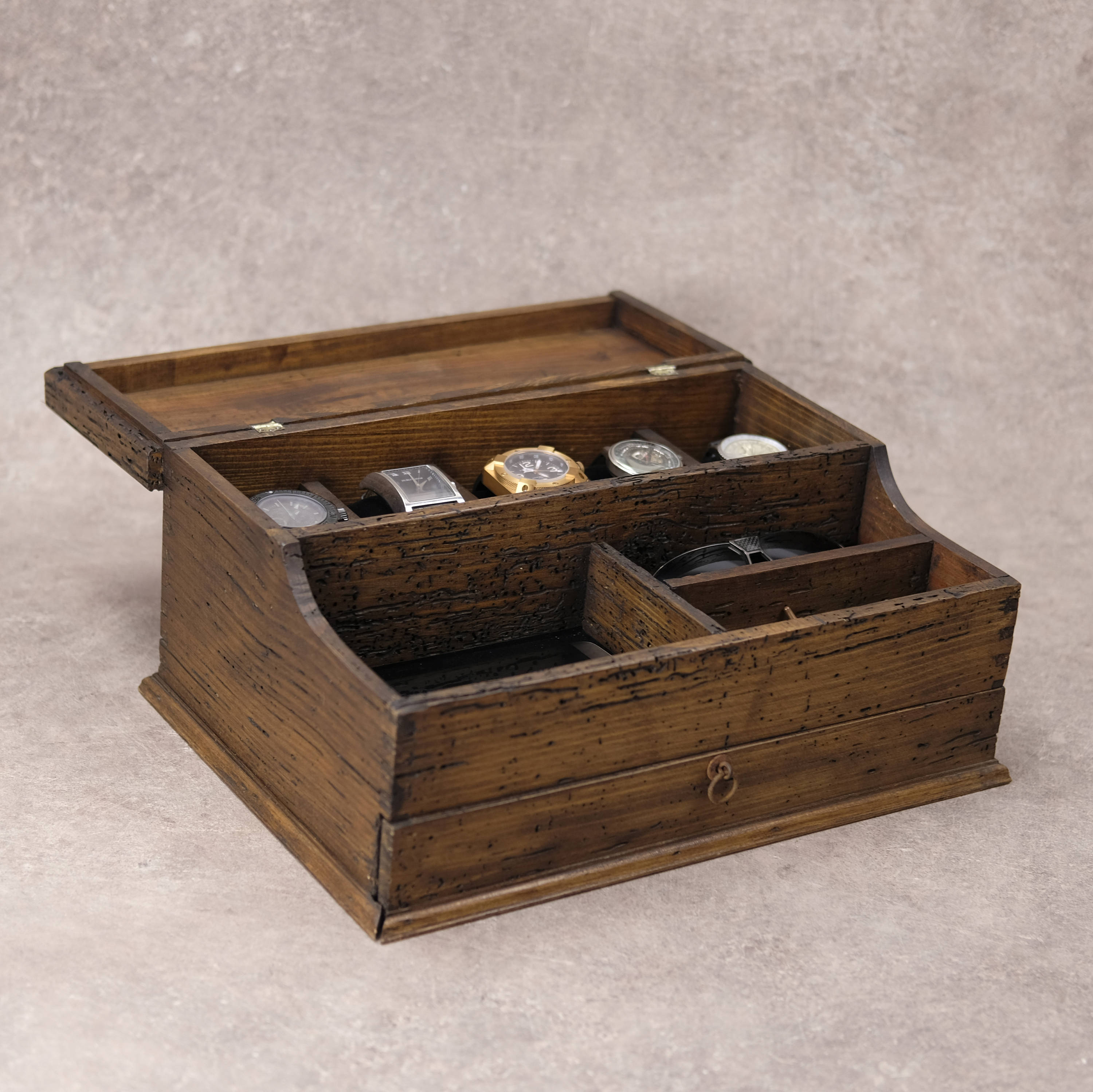 Men S Valet Watch Case Men S Watch Box Valet Box Etsy