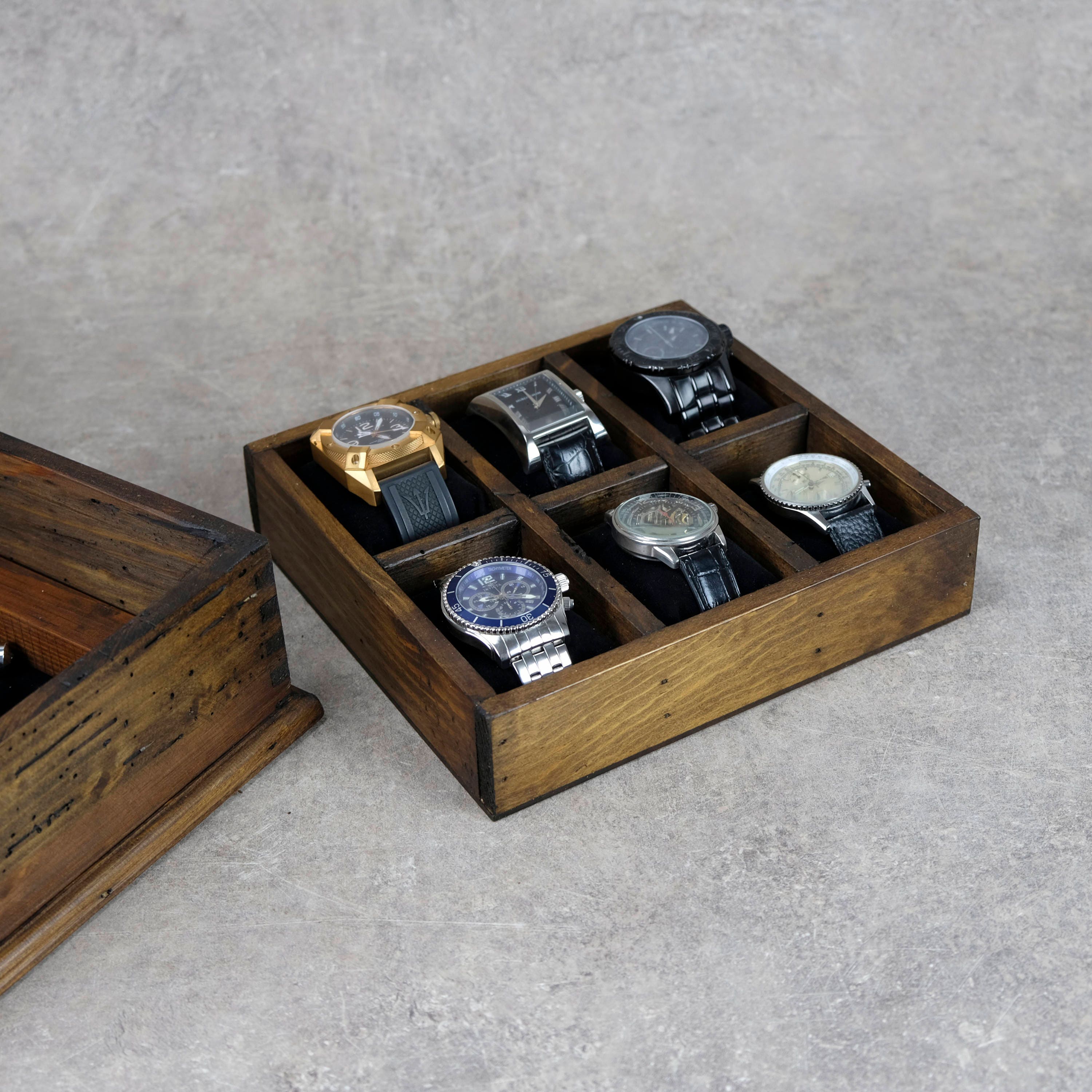 Watch Box Men's Watch Box Watch Box for Men Wood Watch Etsy