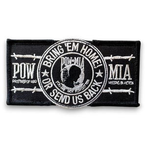Vintage POW MIA Breng ze naar huis of stuur ons een back-patch