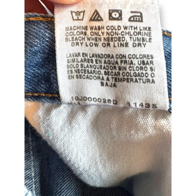 Wrangler Hero 96501DS Vintage Mens Regular Fit Jeans 38x30 Blue Denim image 12