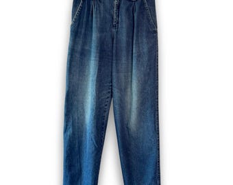 vintage Liz Sport Liz Claiborne - Jean mom plissé taille haute taille 14, 32 x 29