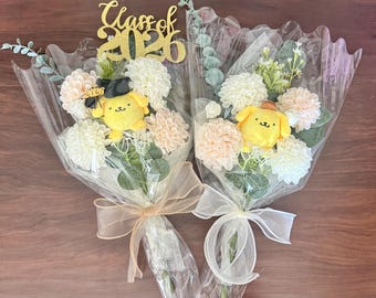 Kawaii Sanrio Plush Graduation Flower Bouquet