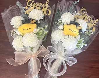 Kawaii Graduation Star Plush Graduation Bouquet