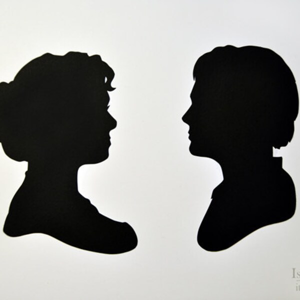 Jack and Rose  - Titanic Silhouettes