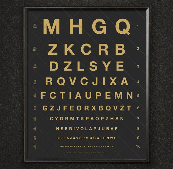 Buy Snellen Eye Chart Australia