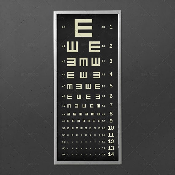 Snellen Eye Chart Walmart