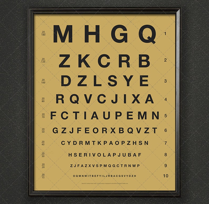 Eye Chart Uk 