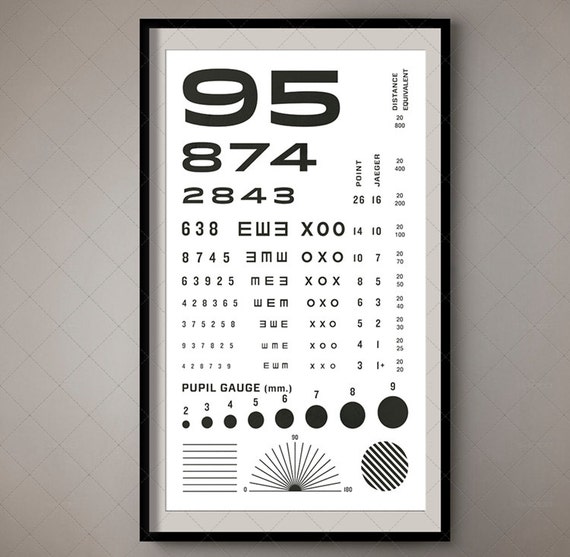 Pocket Snellen Chart Printable