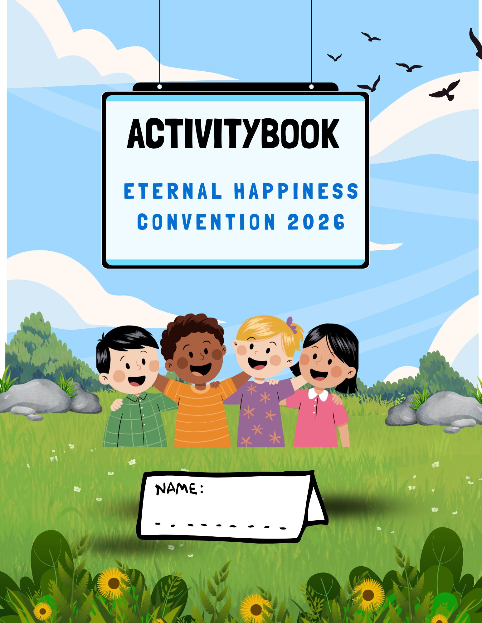 Kids Activity Book Printable – Eternal Happiness Convention 2026 ...