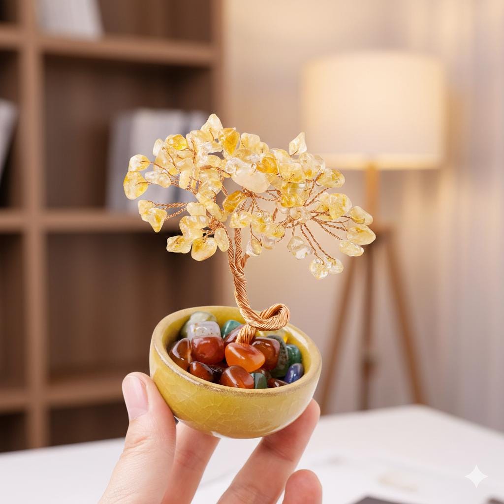 Money Tree Feng Shui Citrine - Etsy
