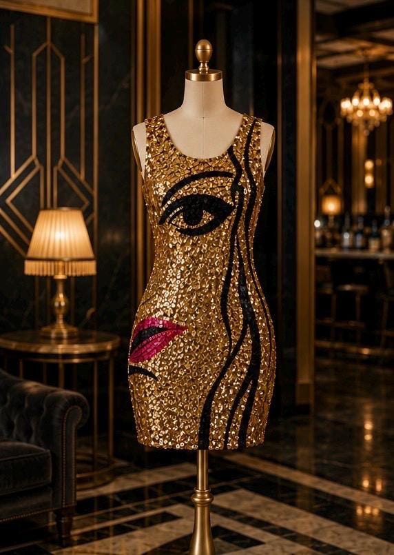 Gold Flapper Dress