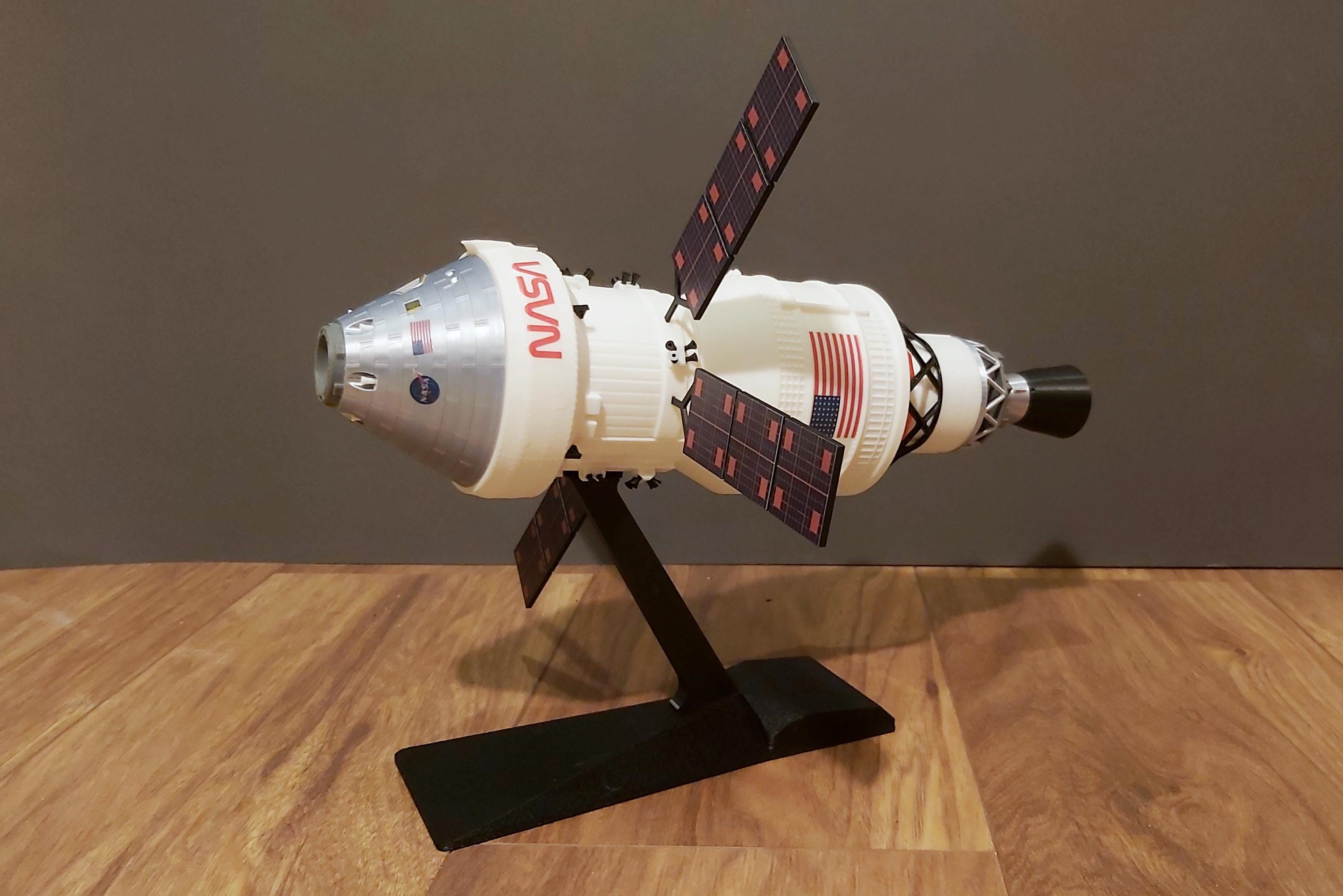 NASA Orion and ICPS Spacecraft – 1:60 Scale 3D Printed Model