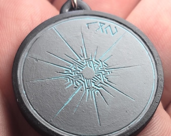 Outer Wilds Eye and Owlk Keychain