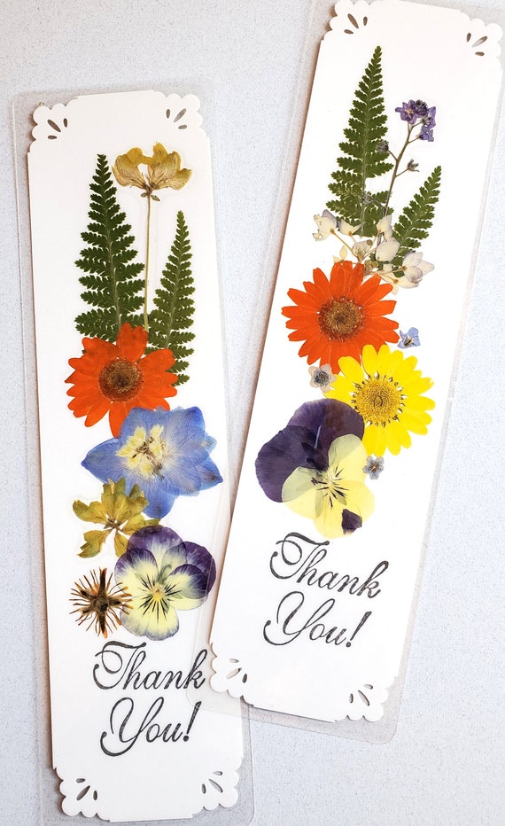 REAL Pressed Flower Bookmark, Botanical Bookmark, Gardeners Gift