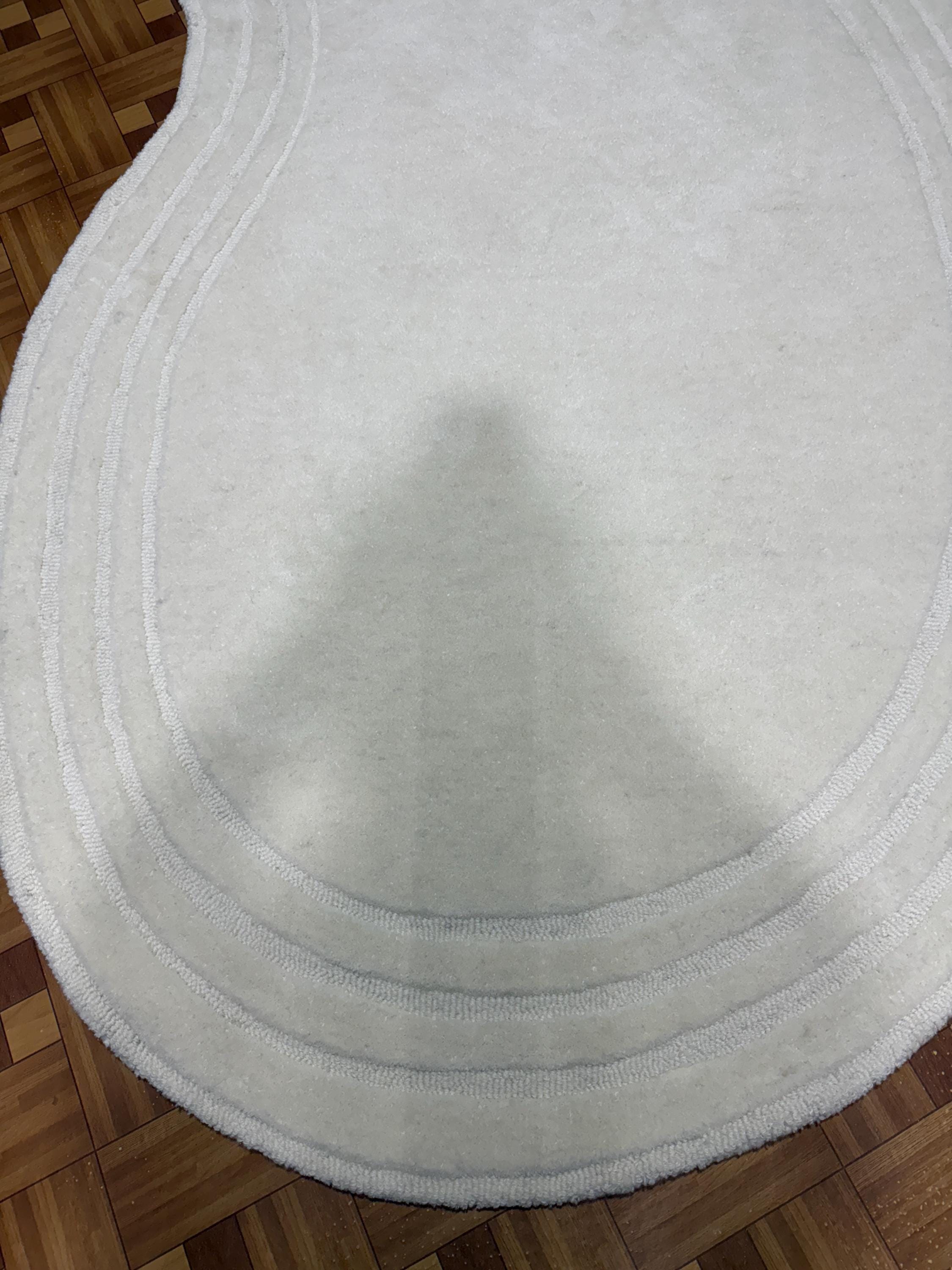 Hand Tufted Bean Shaped Rug – Organic Minimalist Cloud Area Rug - Etsy