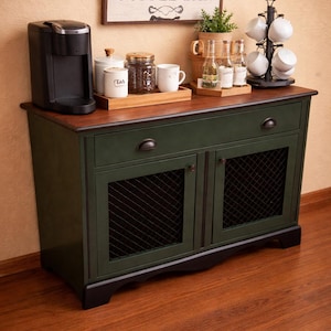 repurposed coffee bar/server