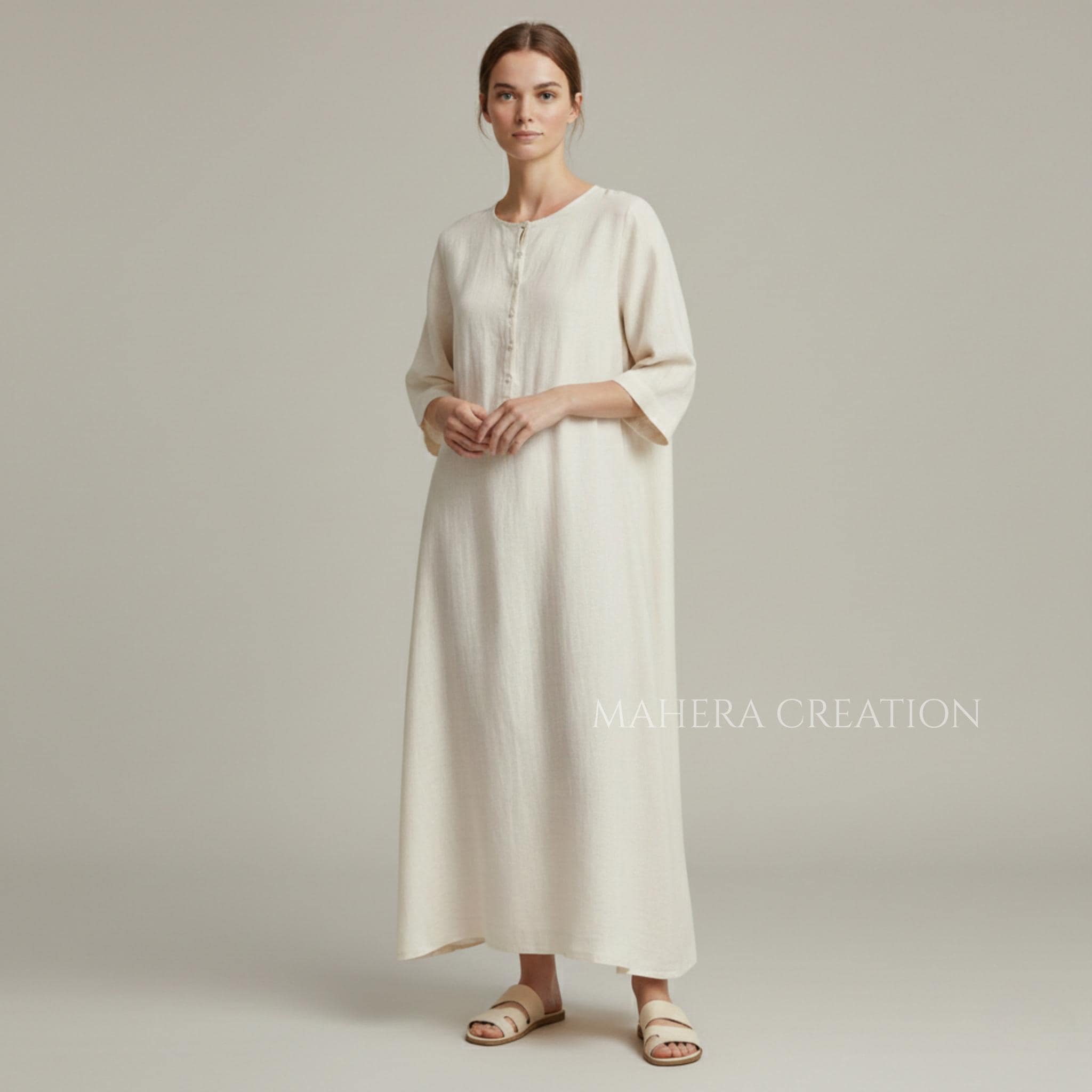 etsy linen dresses lithuania New Coat Dress Linen for Women ~Made in Lithuania Coat for Women ~Dresses for Women ~ Linen Clothing ~ Custom Dress ~ Long Dress for Women