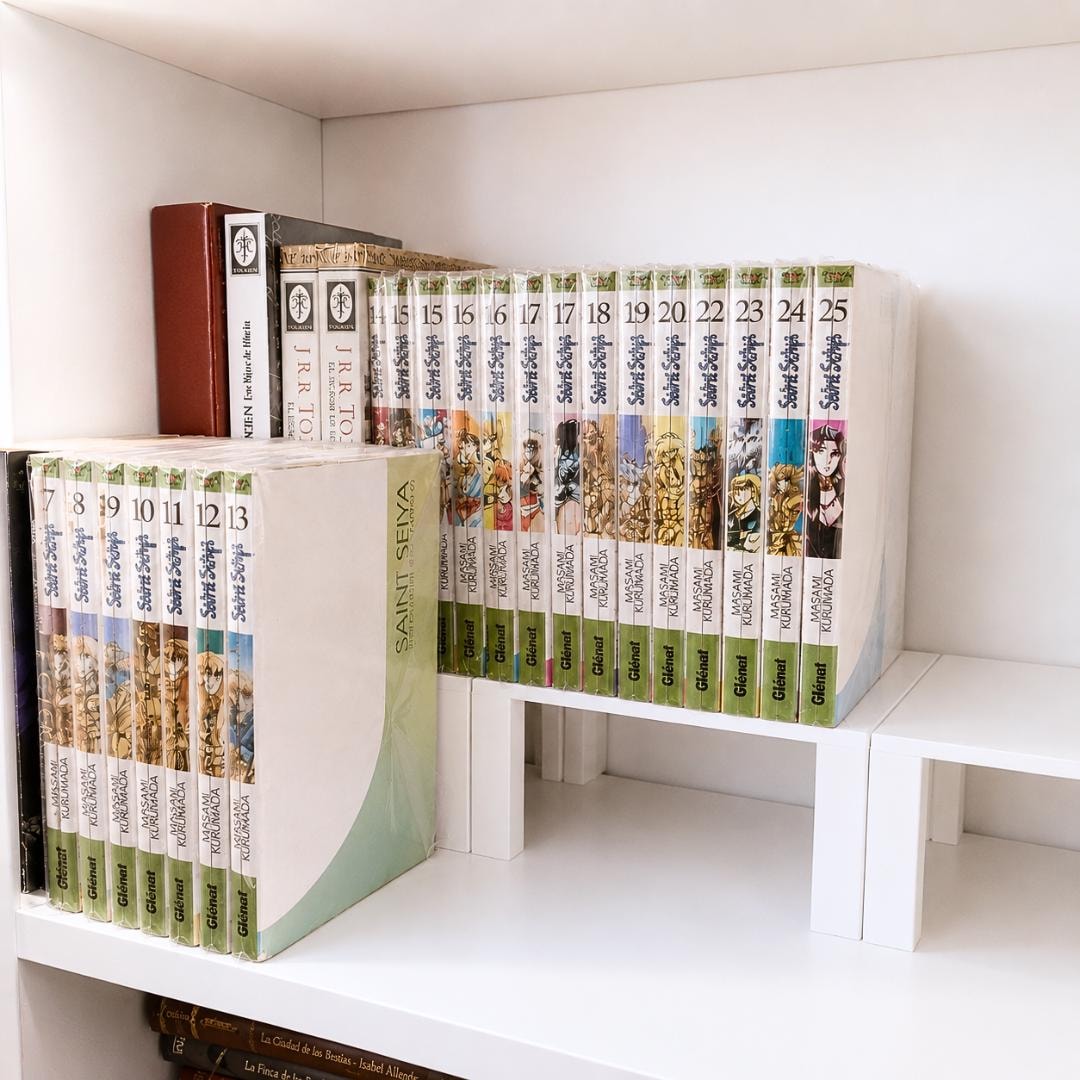 IKEA Billy Bookshelf Riser, Manga & Book Organizer, Set of 4 Fills