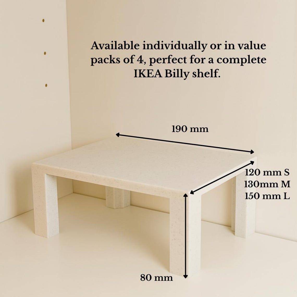 Box Bookshelf Risers Bookshelf Riser IKEA Billy – Extra Space for Books and Manga ...