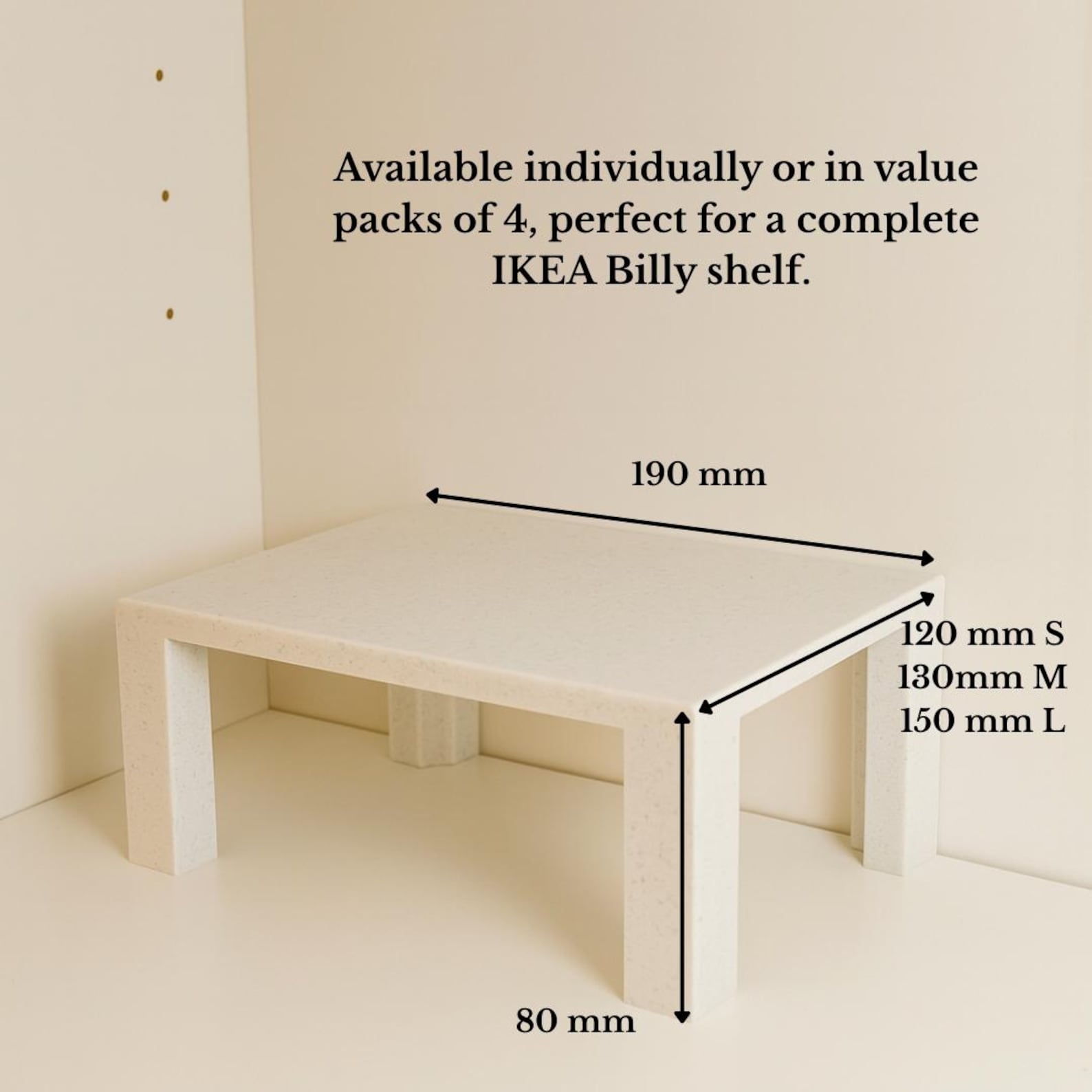 Book Self Riser Bookshelf Riser IKEA Billy – Extra Space for Books and Manga ...