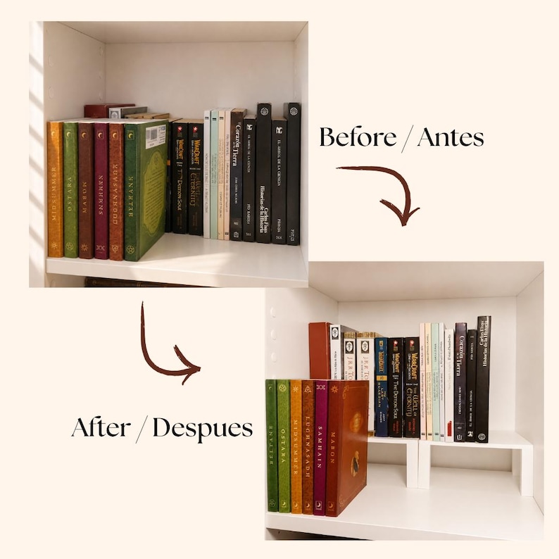 IKEA Kallax Bookshelf Riser – Cube Shelf Insert for Books, Manga ...