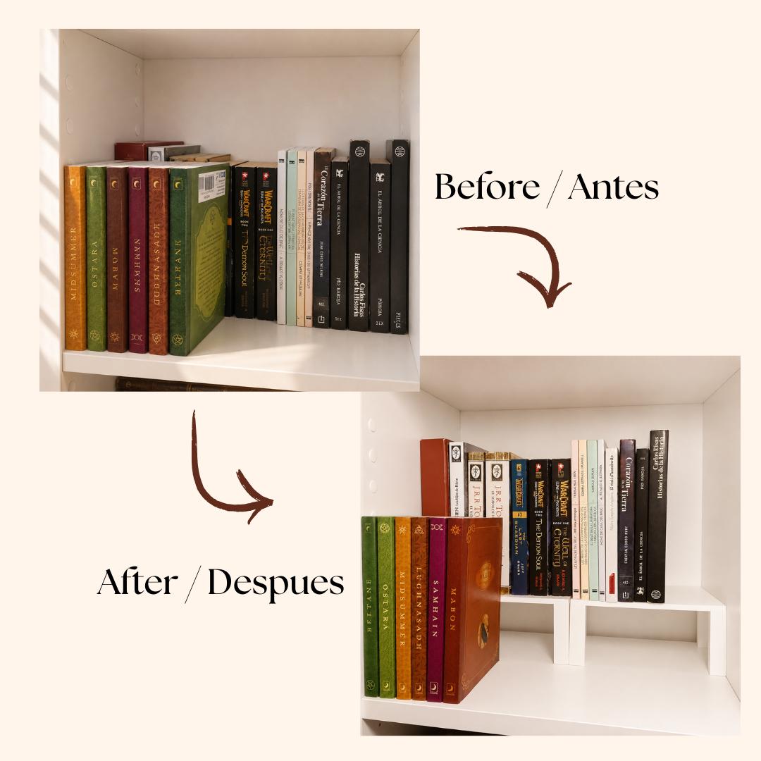 IKEA Kallax Bookshelf Riser – Cube Shelf Insert for Books, Manga ...