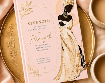 Hardcover Notebook- Strength