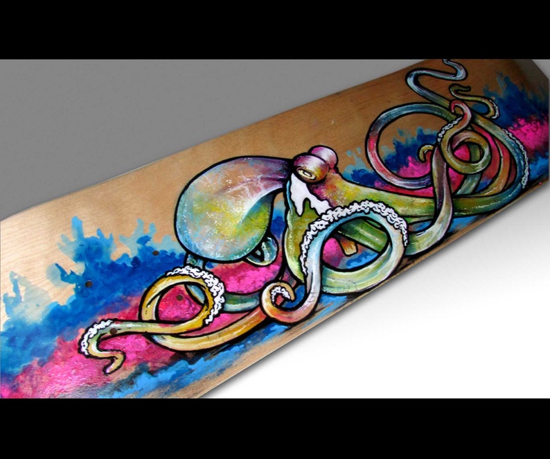 Octopus Painting Wall Art Octopus Art Beach Decor Etsy Canada