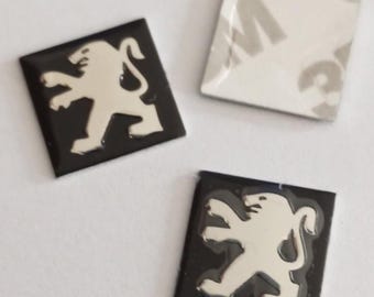 Peugeot key fob logo emblem