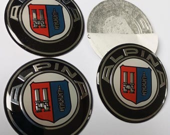 4 Logos for BMW Alpina hubcaps