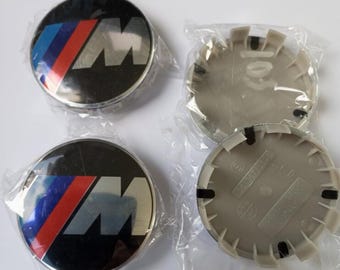 4 coprimozzi con logo BMW