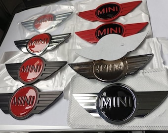 2 patch con logo MINI per cofano e bagagliaio