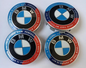 4 coprimozzi con logo BMW 56MM 60MM 68MM