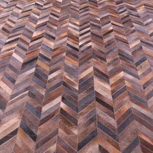 Patchwork Rindsleder Teppich Handgefertigter Haar Auf Verstecken Teppich Modernes Rustikales Dekor