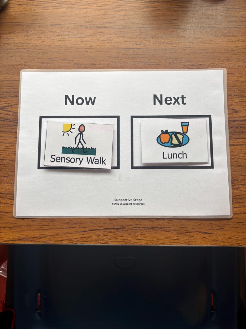Visual Support Next Now & Next Board | SEN and VI Visual Support | Printable PDF - Etsy UK