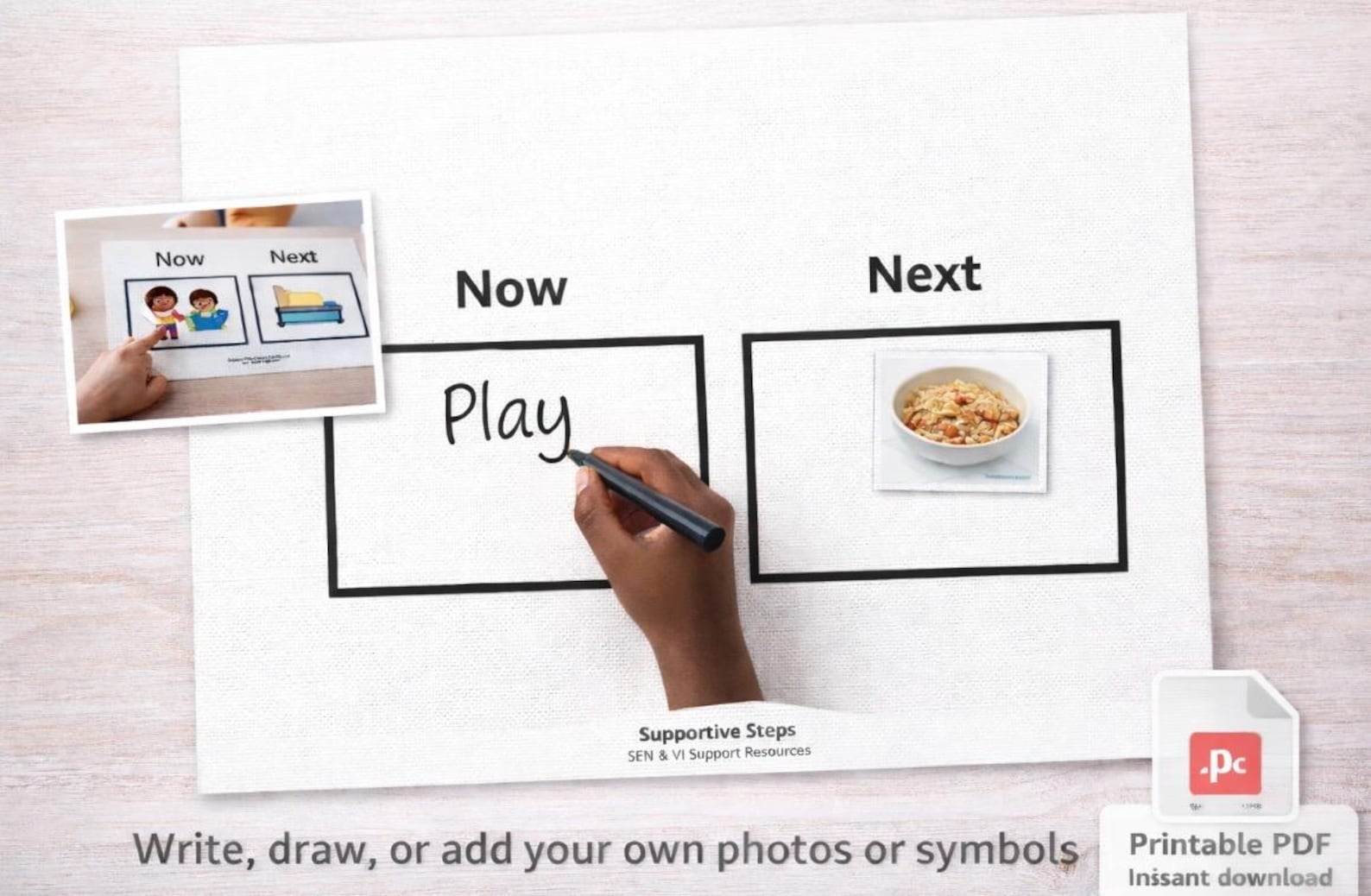 Now & Next Board | SEN and VI Visual Support | Printable PDF - Etsy UK