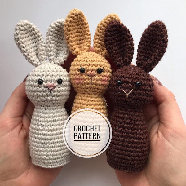 Oeuf de Pâques lapin au crochet Patron PDF