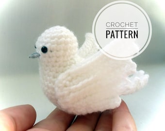 Crochet Amigurumi Dove Bird Pattern