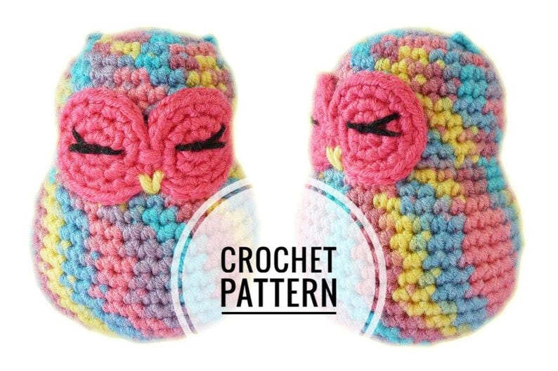 Super Easy Crochet Amigurumi Owl Pattern - Etsy