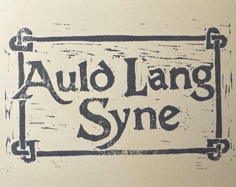 Auld Lang Syne 5"x7"