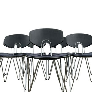 Vintage Kusch + Co Post-modern stacking dining chair,1970s