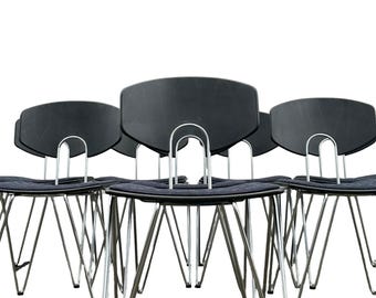 Vintage Kusch + Co Post-modern stacking dining chair,1970s