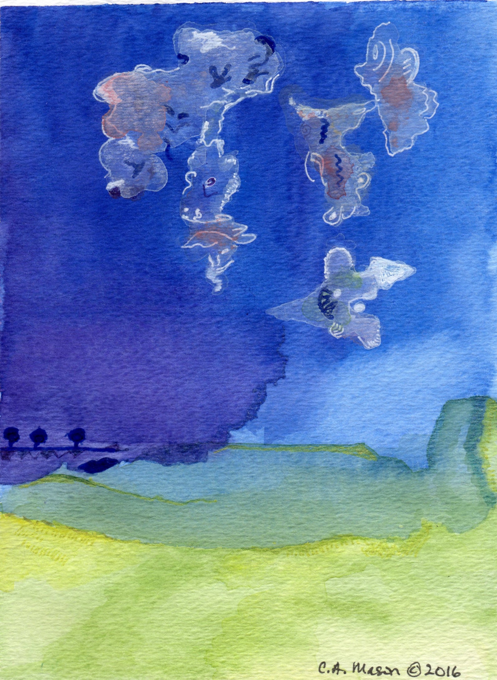 Leftover Dreams Original Abstract Painting by C.A. Mason Etsy