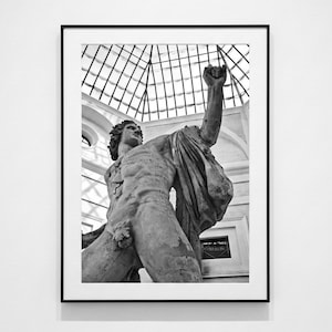 Dioscuro, Castore e Polluce - Stampa fotografica di un'antica statua romana "Dioscuri di piazza del Quirinale" di Roma